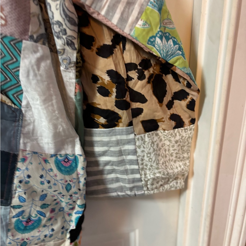 Ashley Taylor Multicolor Patchwork Jacket NWT - image 13